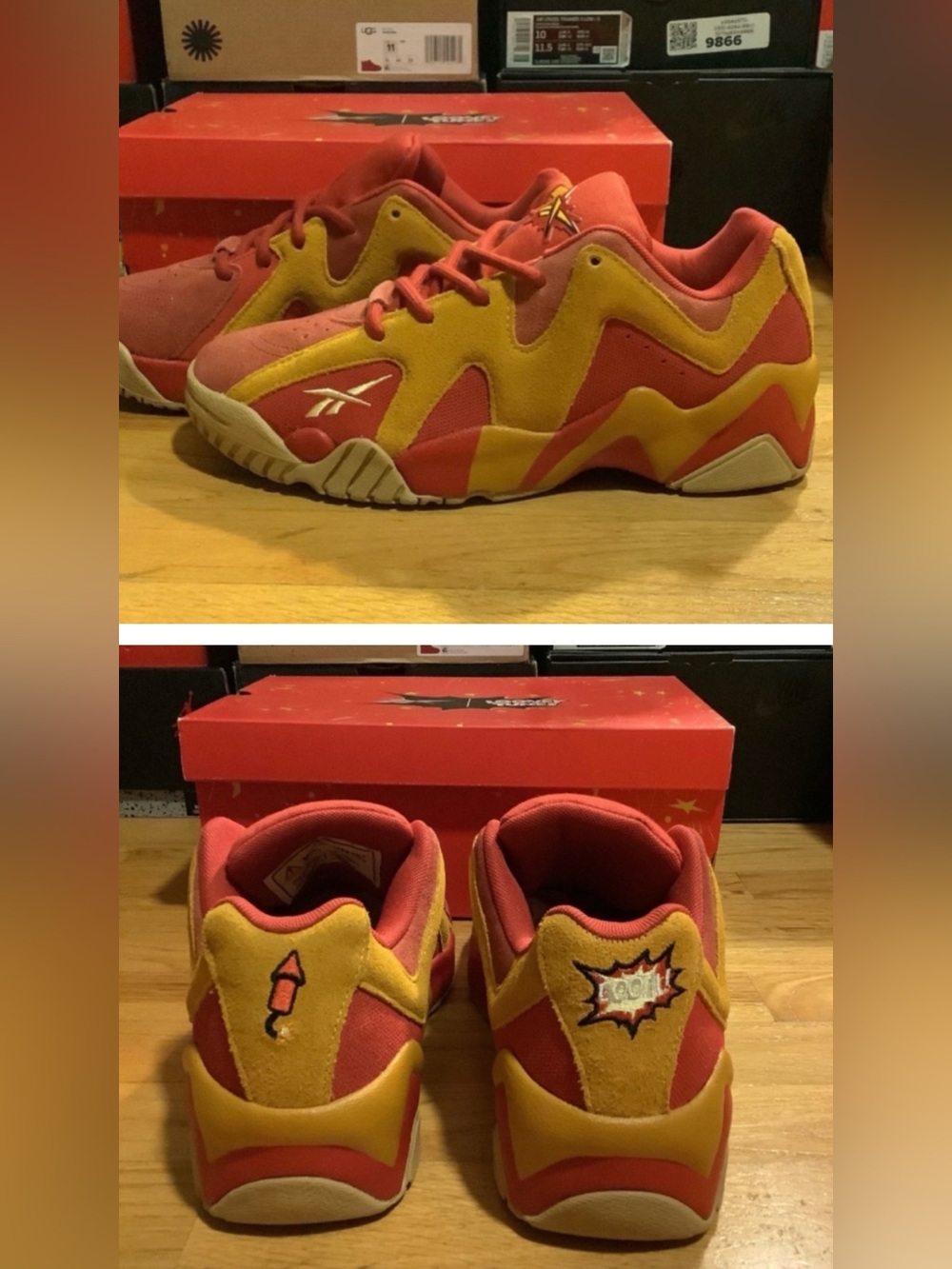 Reebok x Looney Tunes Hurrikaze 2 Low Wile E. Coyote Sneakers 🧨 💥 Men’s Size 9